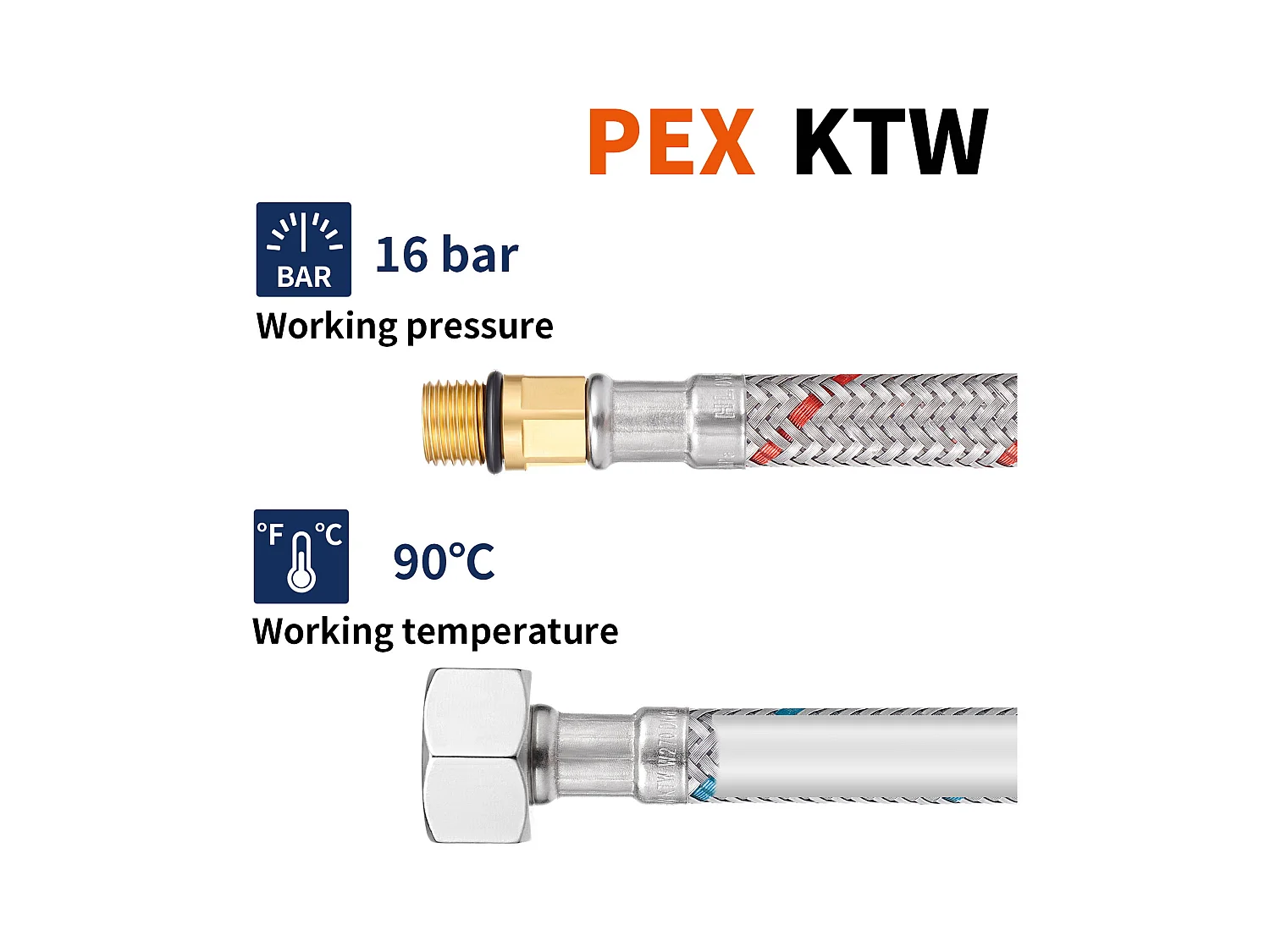 Rubinetto cucina dorato Lonheo Max U-Forma rotante 360° Miscelatore lavello ad acqua fredda/calda inossidabile con sguazzatore smontabile,Modello UE