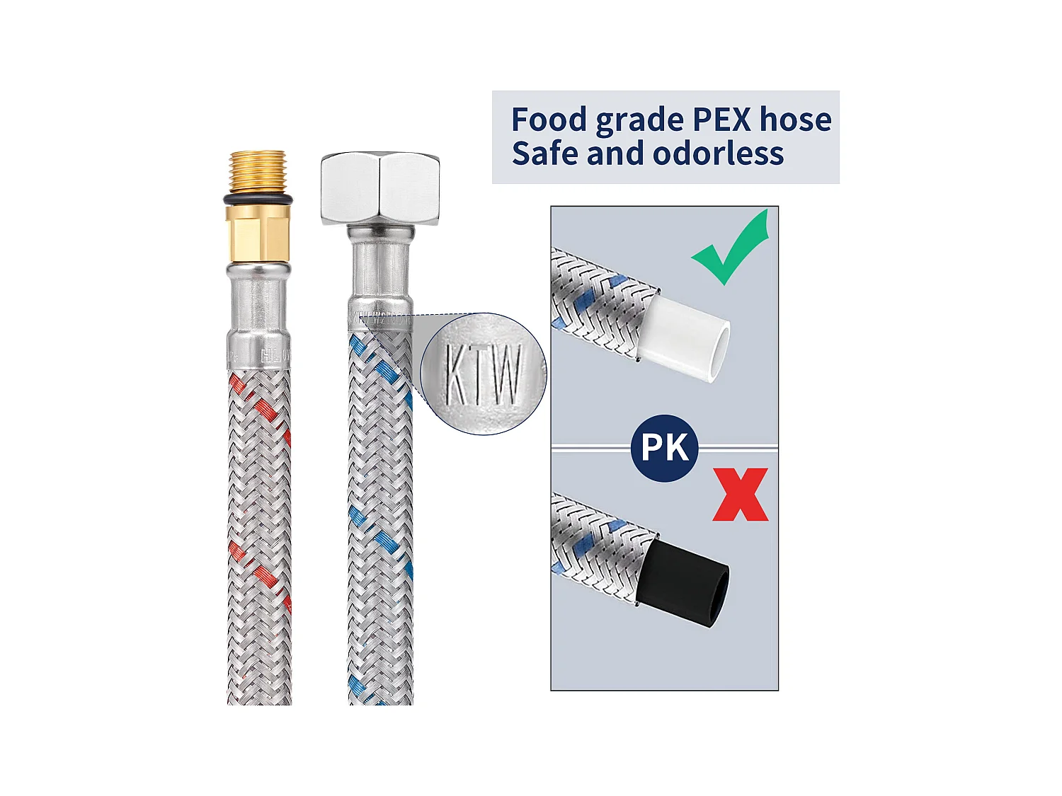 Rubinetto cucina dorato Lonheo Max U-Forma rotante 360° Miscelatore lavello ad acqua fredda/calda inossidabile con sguazzatore smontabile,Modello UE