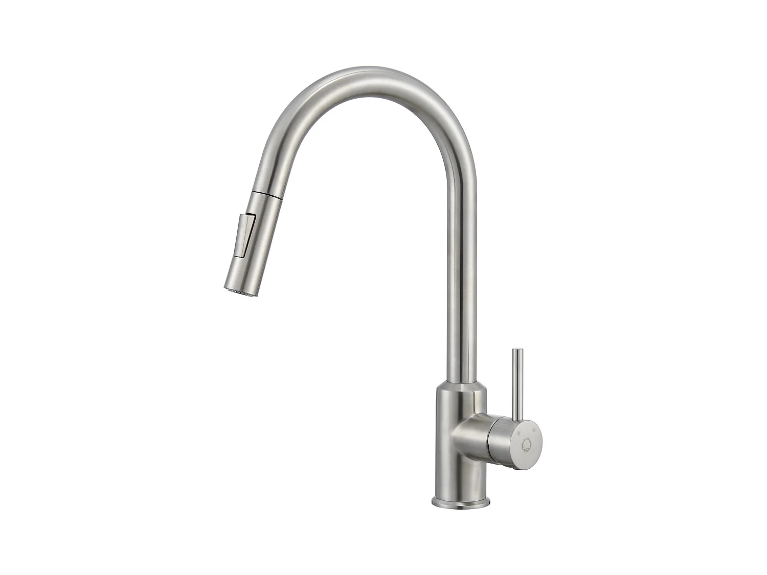 Cecipa max Mitigeur de Cuisine Extractible Brossé Robinet de Cuisine avec Douchette Extractible Mitigeur d'Évier 2 Modes de Sortie D'eau,EU Modèle