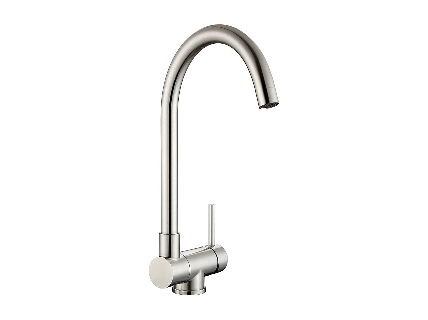 GrifoCocina Plegable Mezclador Fregadero Giratorio 360° Grifería  Inoxidable Cepillado con burbujeable,para Fregadero contra ventana,Modelo UE