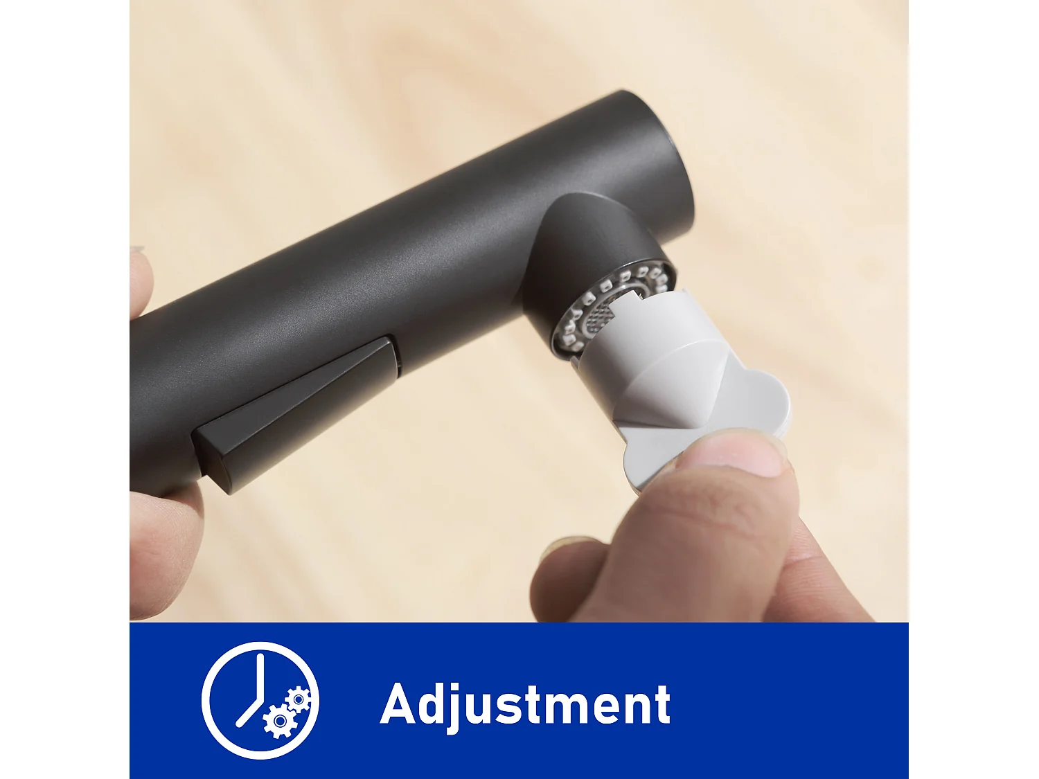 Cecipa max 2PCS Uittrekbare keukenkraan met spray Keukenmengkraan 2 spuitmodi 360° rotatie Zwart, EU-model