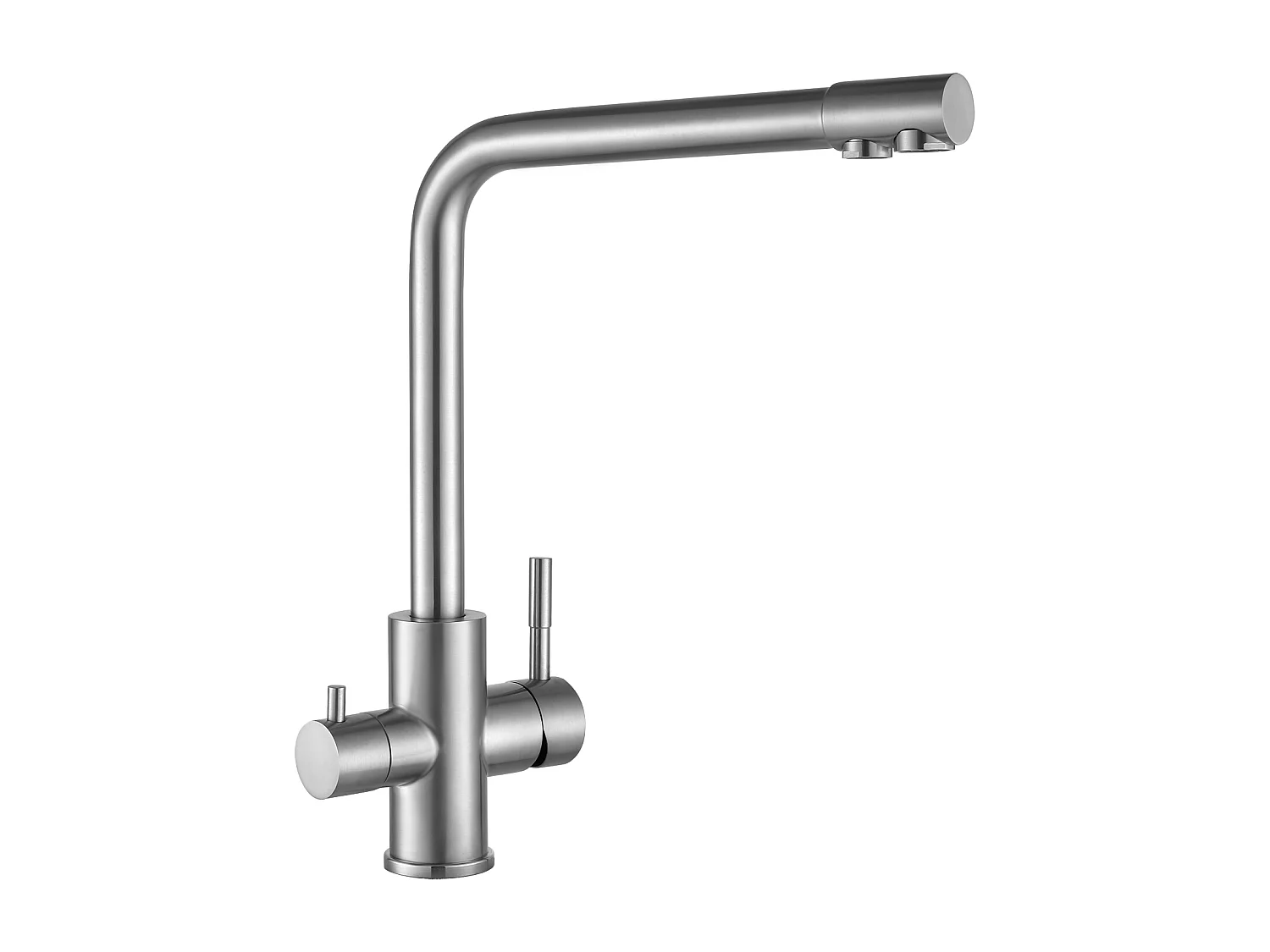 Cecipa max Küchenarmatur-Wasserreiniger für heißes/kaltes Wasser und gefiltertes Wasser, Spültisch-Mischbatterie für Umkehrosmose-System, EU-Modell