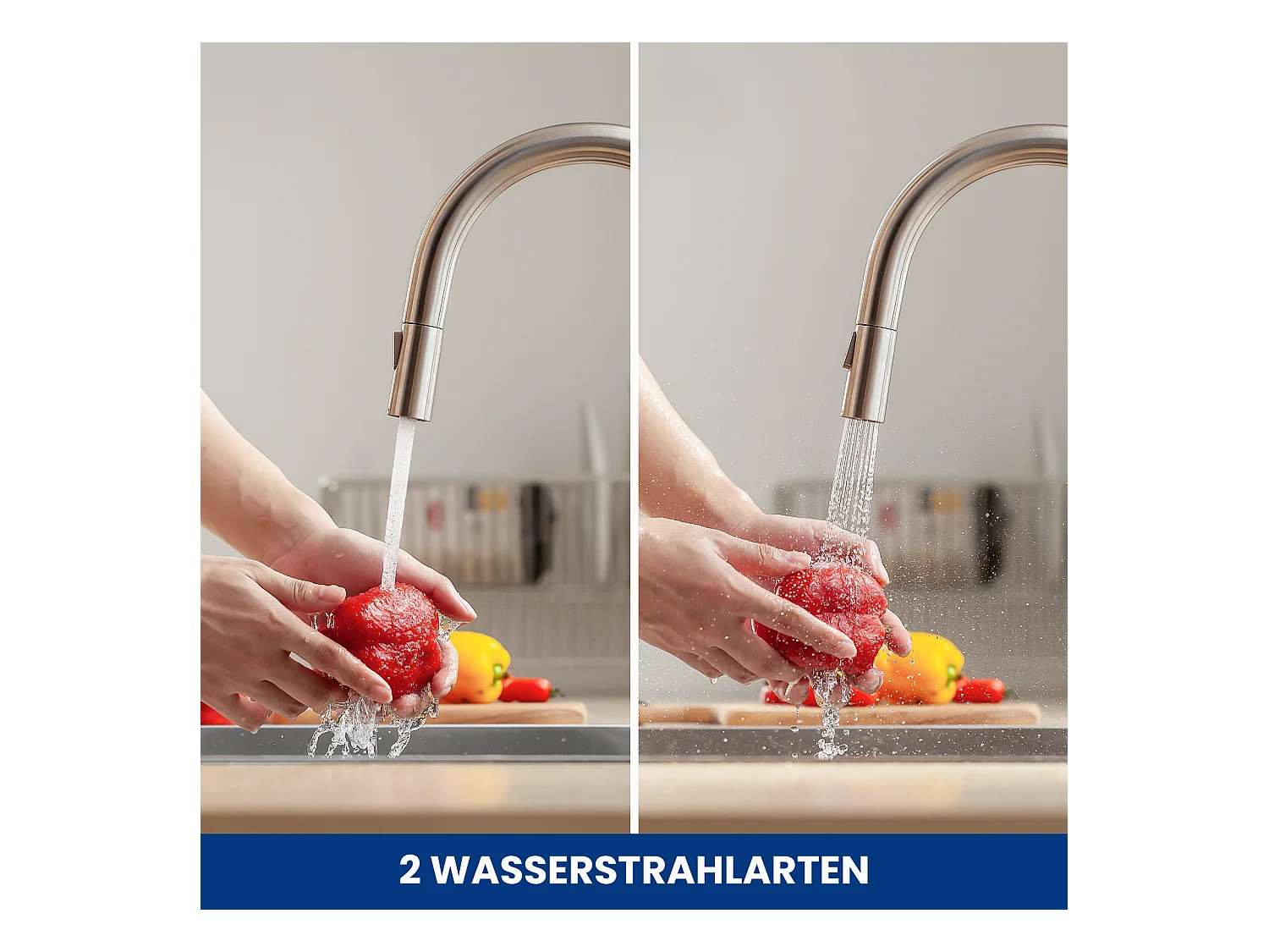 Cecipa max Évier Inox Encastré 40*44*19 cm - Évier de Cuisine 1 Bac Noir + Mitigeur de Cuisine avec Douchette Extractible, Robinet en Inox Brossé