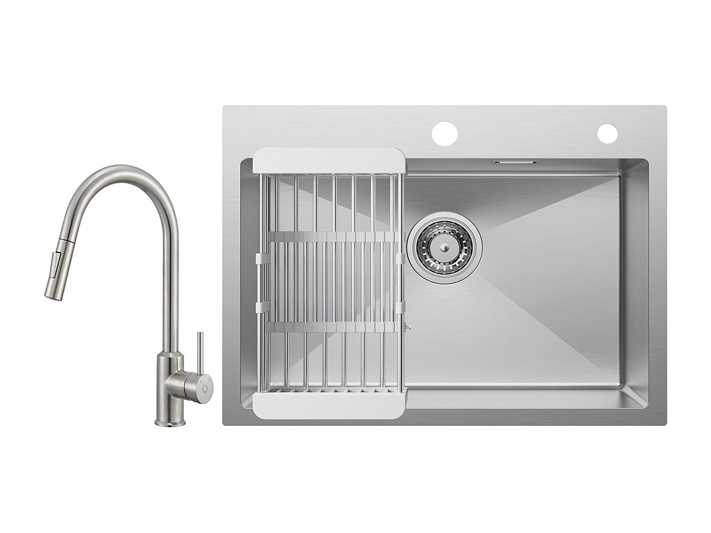 Scarico a pavimento in acciaio inox con uscita verticale - Eko - ACO