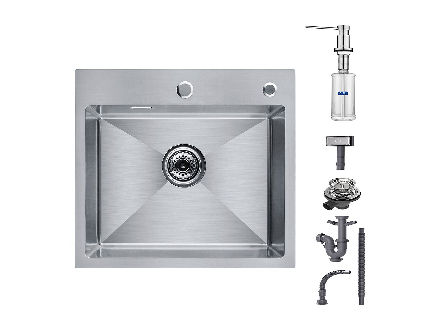 Lavandino In Granito Prezzi Lavello In Acciaio Inox Con Rubinetto - Foto 5