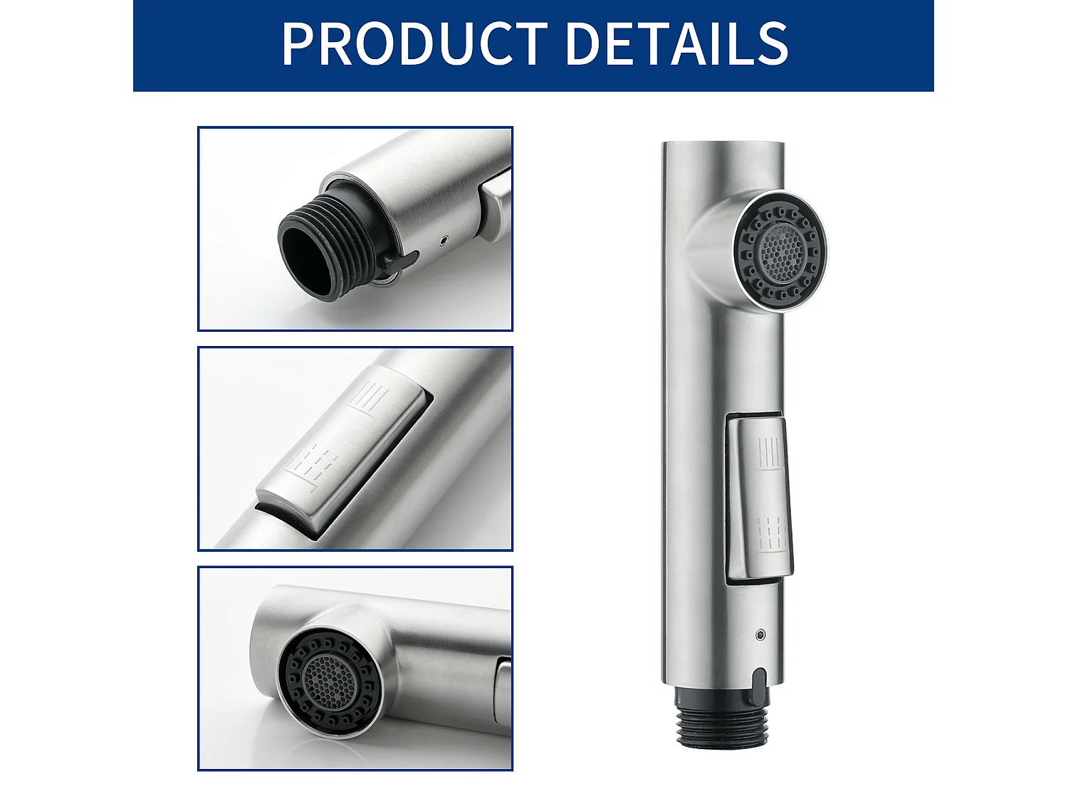 Lavello da cucina Cecipa max 1 vasca 70×44×21 cm Nero Lavello da incasso con gocciolatoio e vasca + Miscelatore da cucina spazzolato con rubinetto doccia a spruzzo