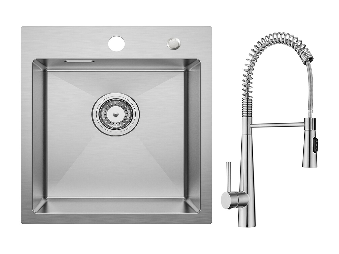 763 x 433 mm keukenspoelbak inbouwspoelbak, onderbouwspoelbak met enkele bak en