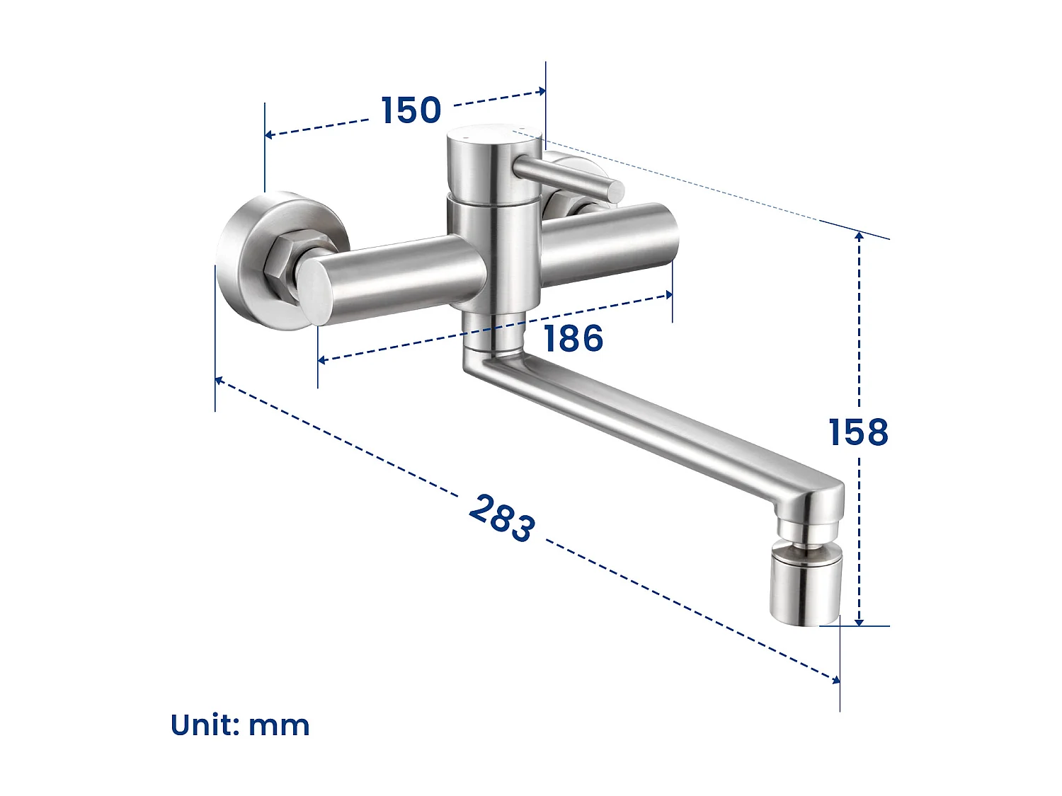 1 Becken Küchenspüle 70×44×21CM Schwarzes Edelstahlspülbecken mit Abtropffläche und Becken + wandmontierte Küchenmischbatterie mit 2 gebürsteten Düsen