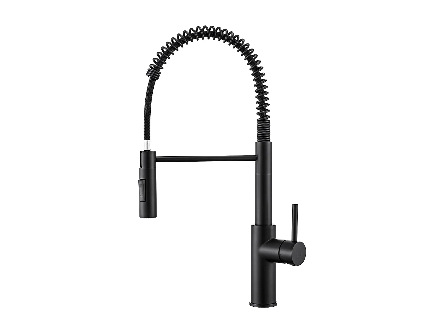 Cecipa max Noir Mitigeur de Cuisine à Ressort avec Douchette Extensible, Robinet de Evier Rotatif à 360°, Mitigeur Ressort avec 2 Fonctions,EU Modèle