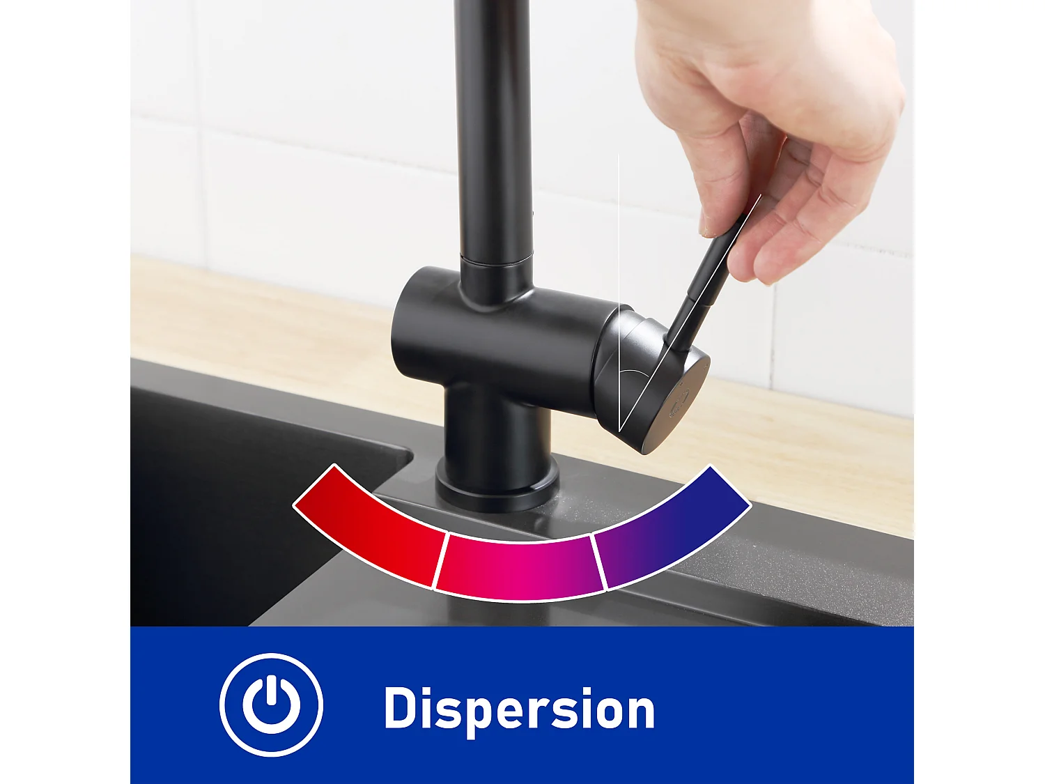 2PCS Cecipa max Robinets de cuisine avec douchette extractible, levier unique rotatif à 360, Mitigeur de cuisine 2 modes de pulvérisat,EU Modèle