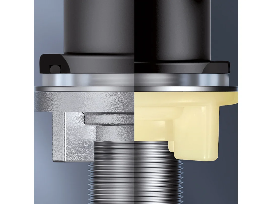 2PCS CECIPA MAX Robinet de Cuisine Noir - Robinet d'évier de cuisine à eau froide - Acier inoxydable 304