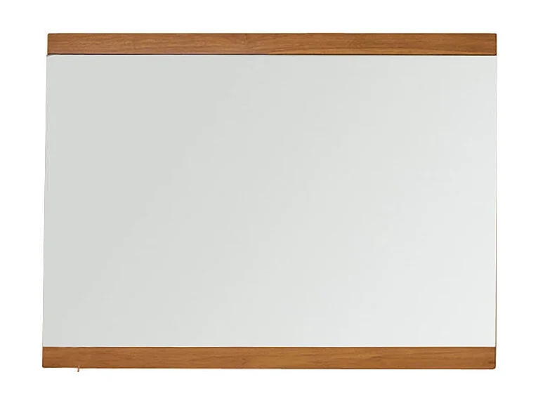 Miroir en teck recyclé massif 80 cm