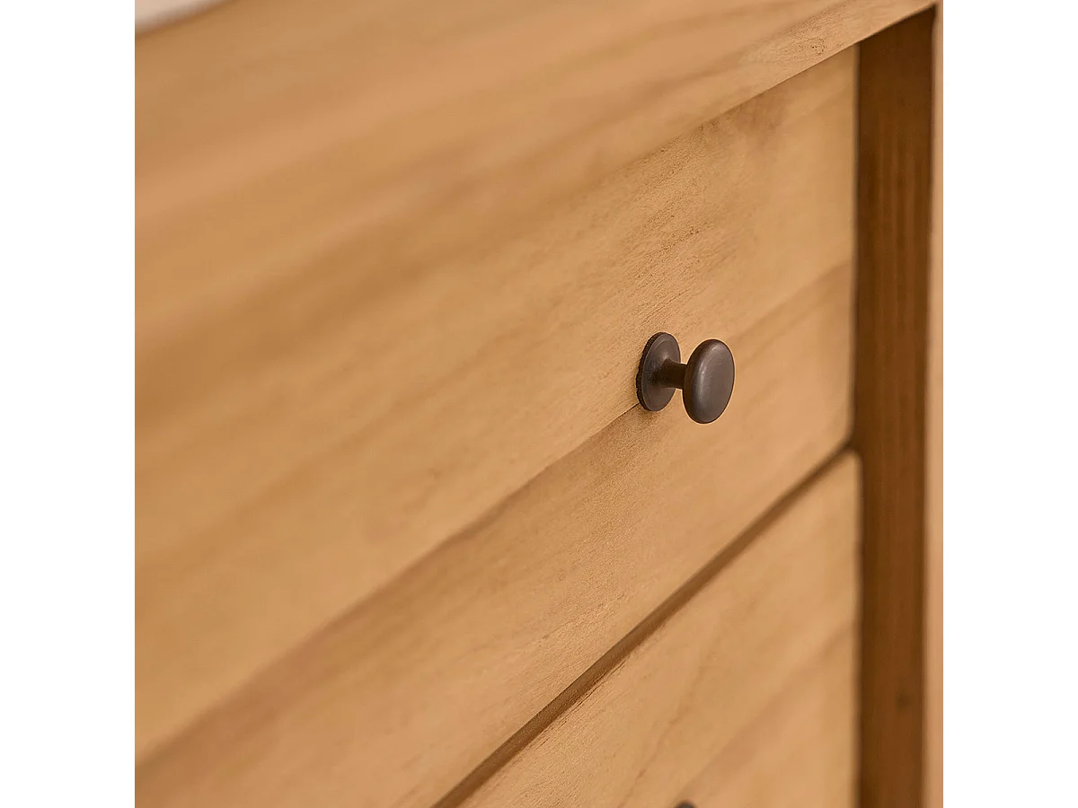 Meuble sous vasque en teck recyclé massif 150 cm