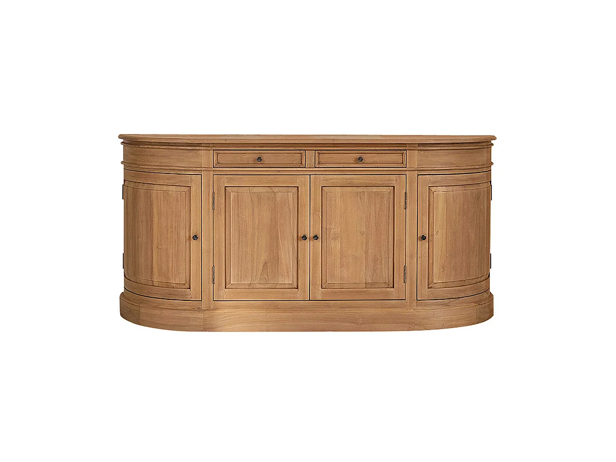 Buffet en teck massif 4 portes et 2 tiroirs