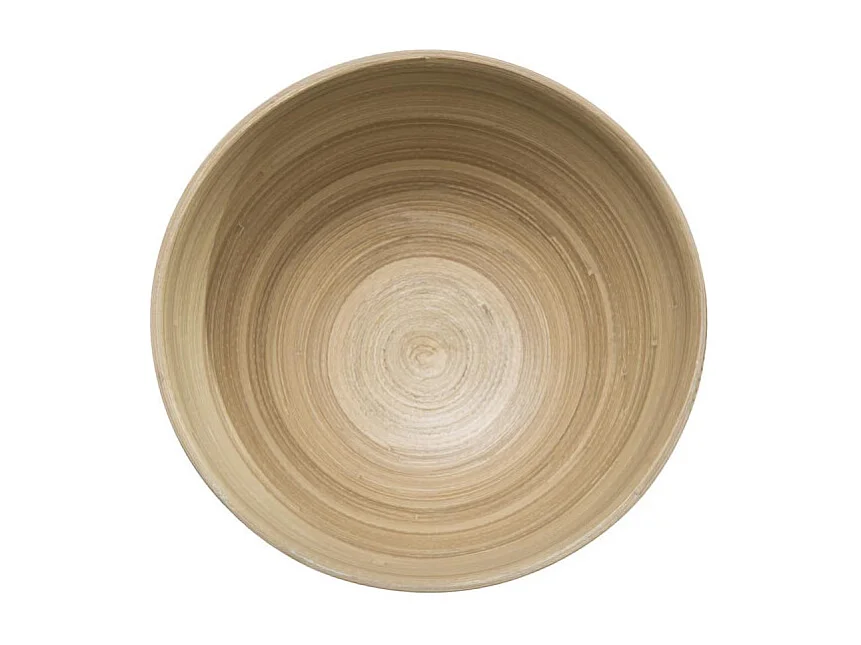Saladier en bambou Naturel - Beige - D 25 cm