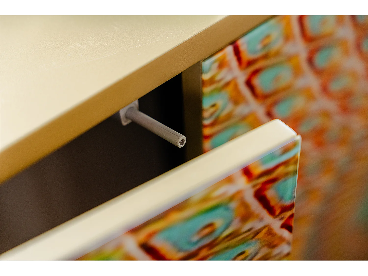 TV-Board - Grün Holz - LAGO