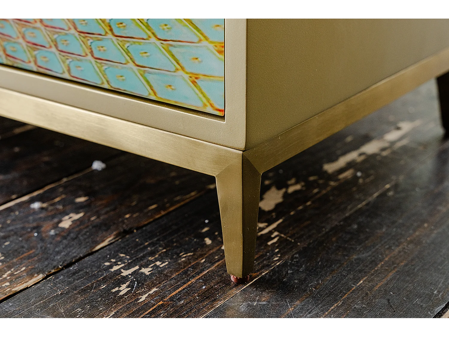 TV-Board - Grün Holz - LAGO