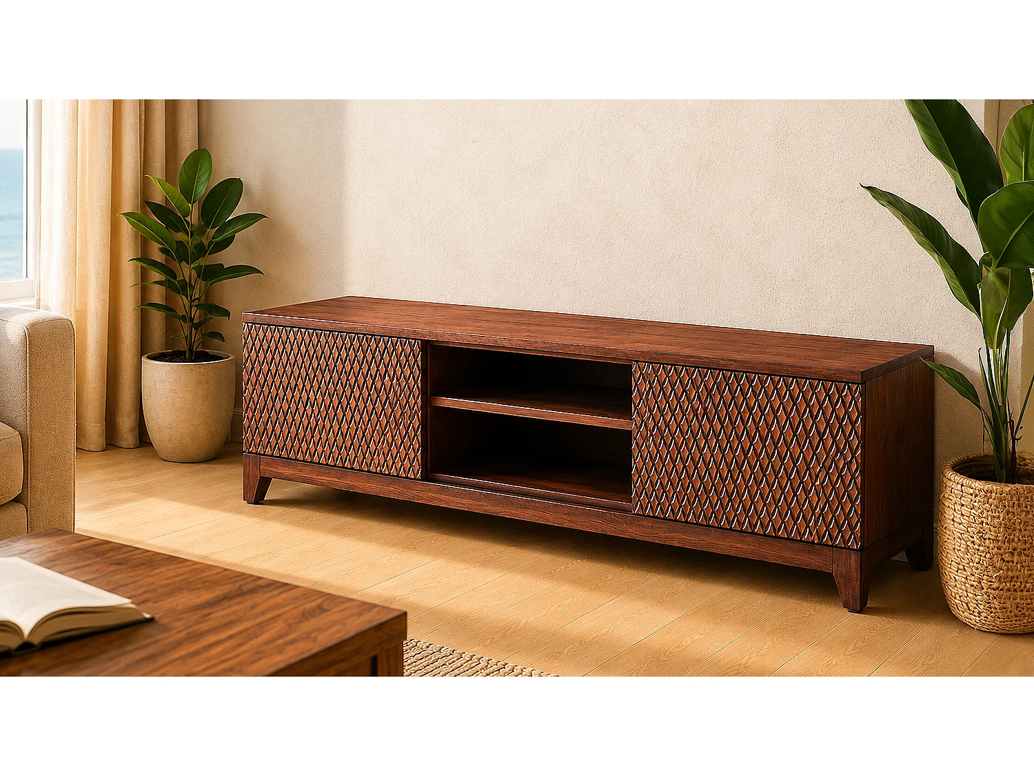 TV-Board - Braun Holz - COPAS