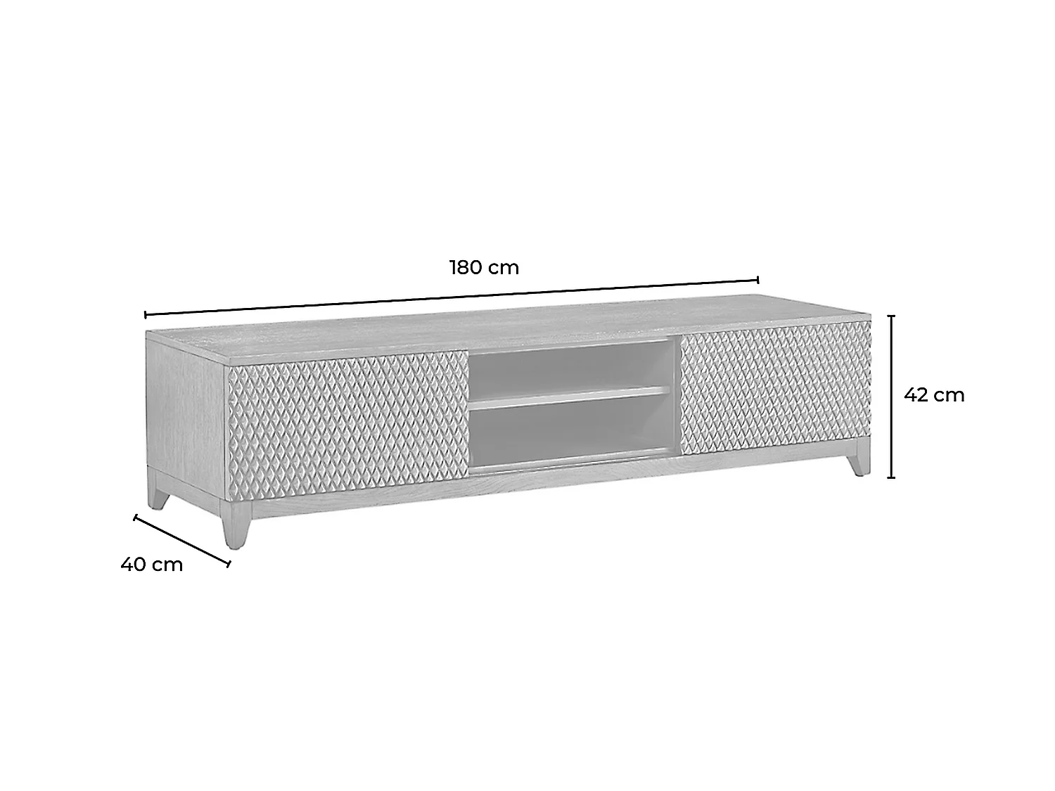 TV-Board - Braun Holz - COPAS