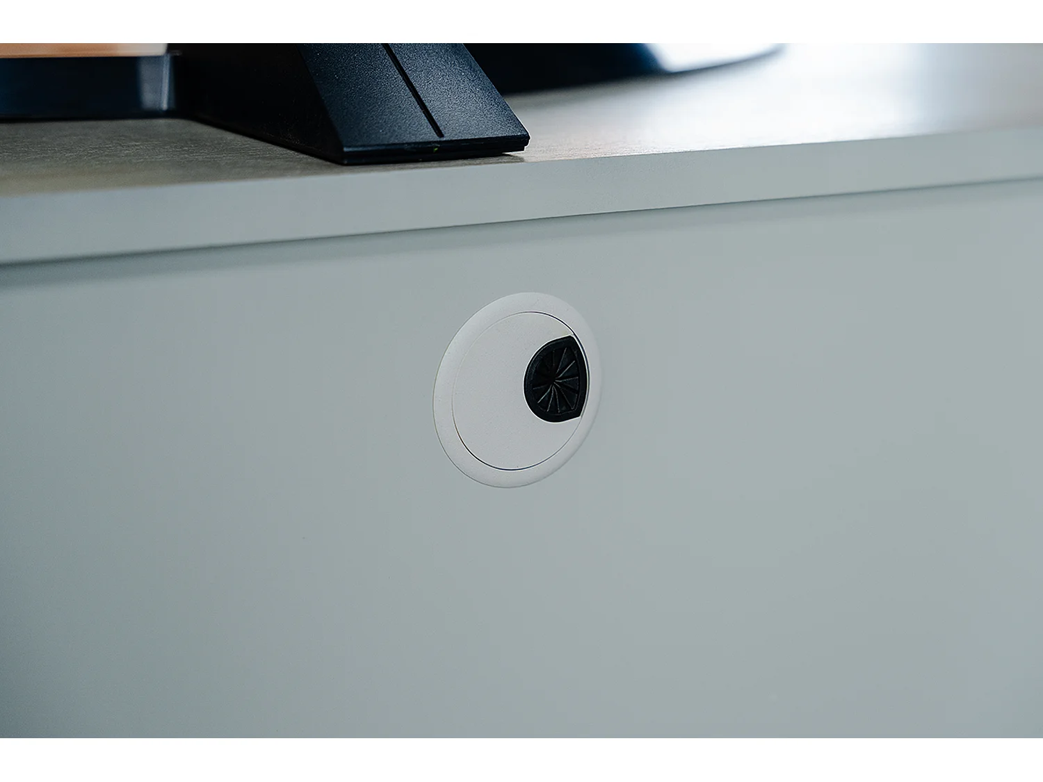 TV-Board - Grau Holz, Metall - MARGO