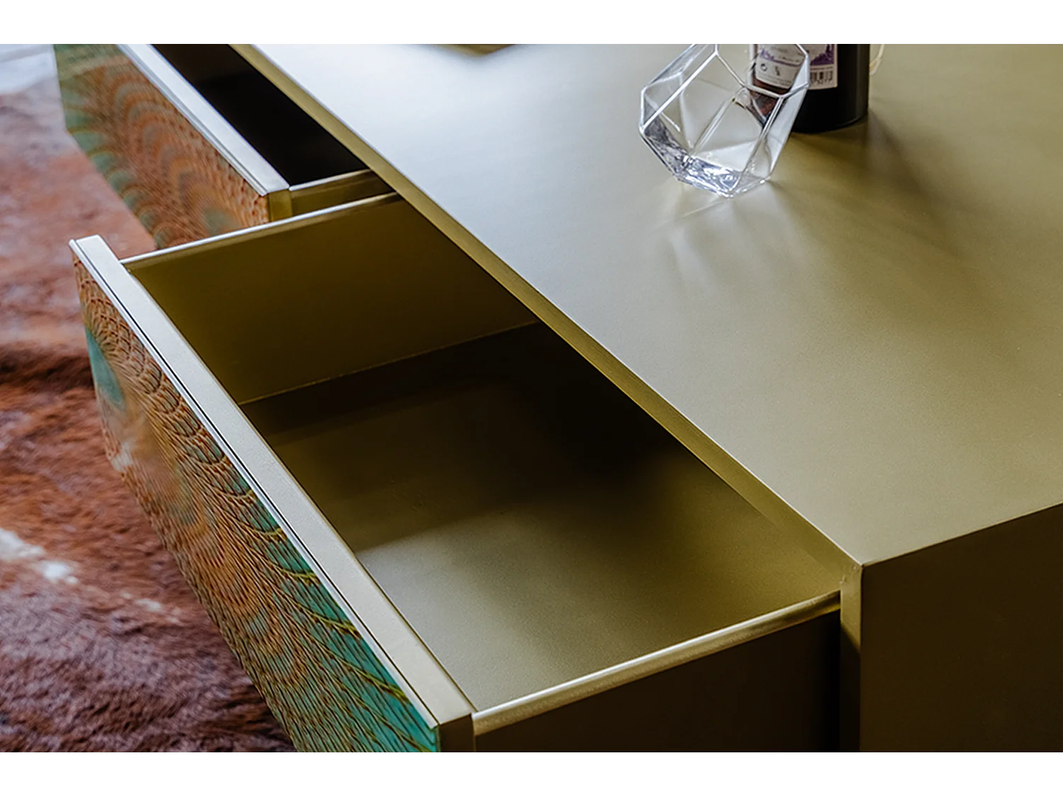 Couchtisch - Grün Holz - 60 x 120 cm - LAGO