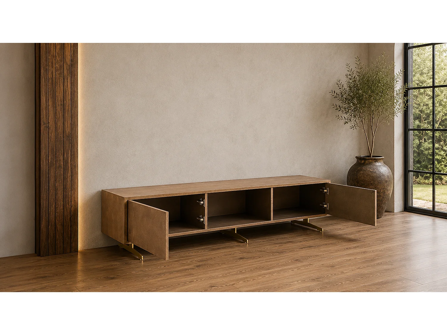 TV-Board - Gold Holz - GALA