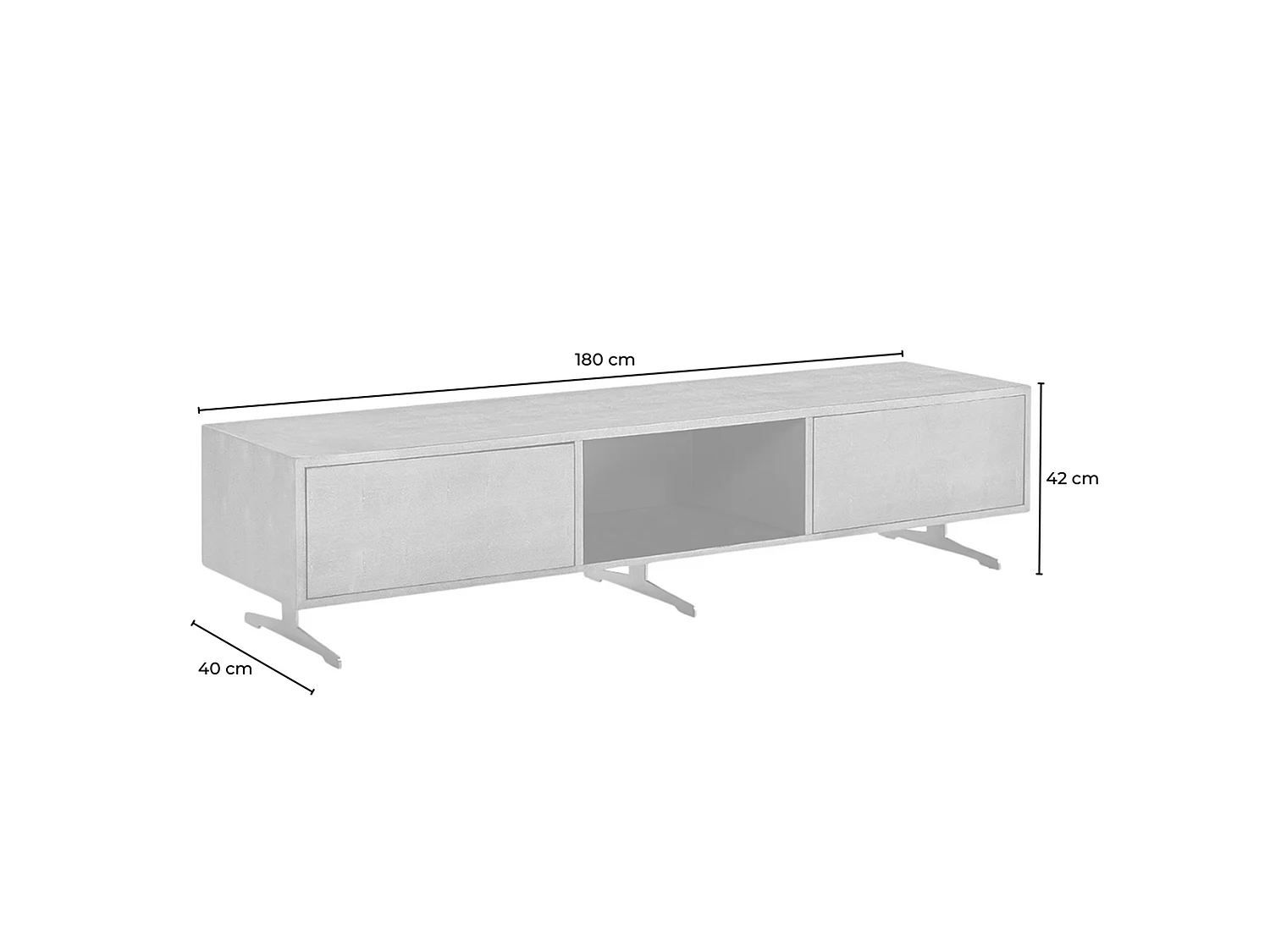 TV-Board - Gold Holz - GALA