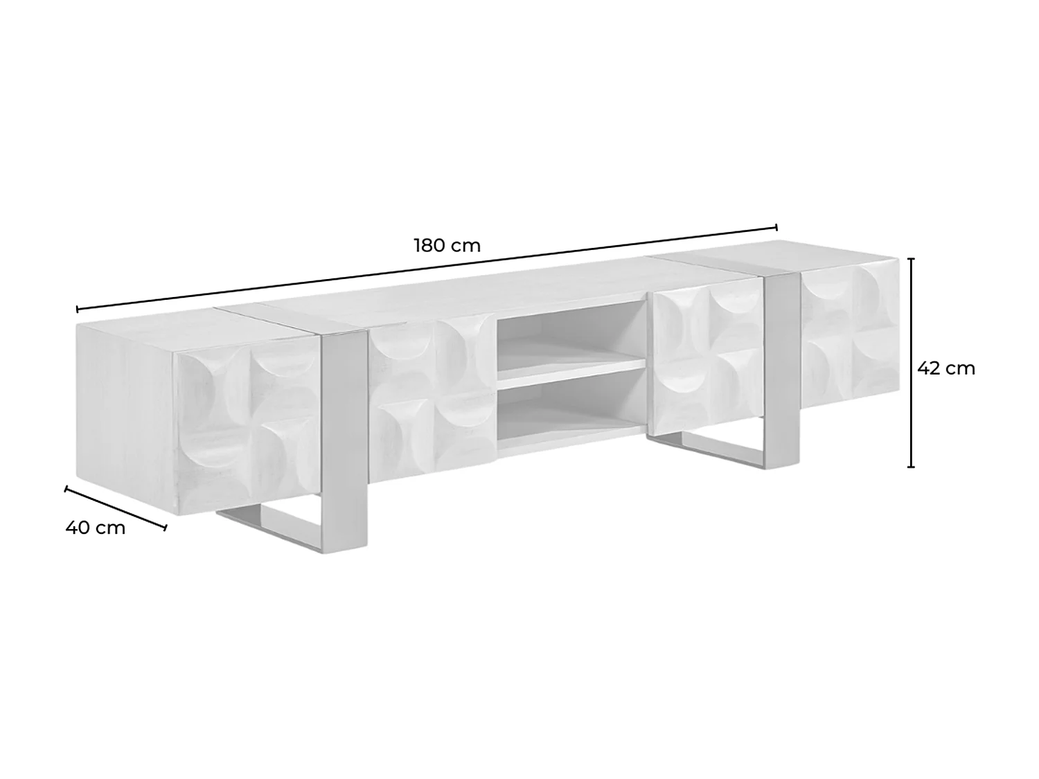 Aparador - Gris Madera - MARGO