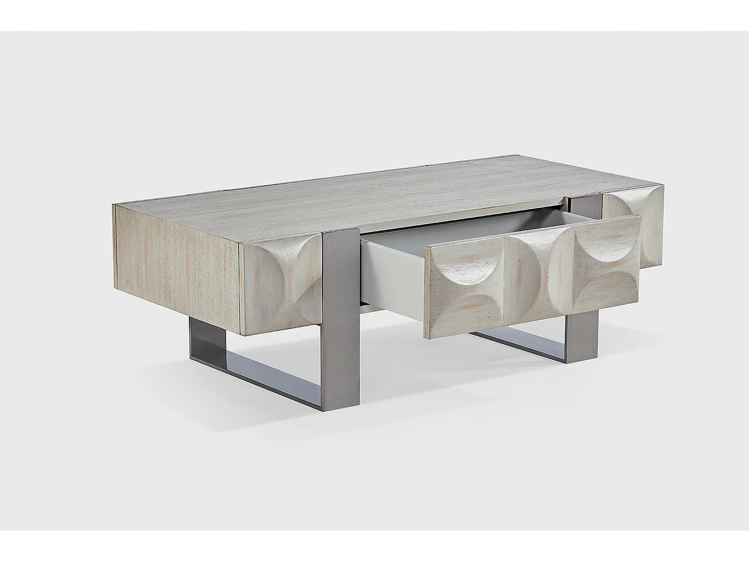 Lowboard - Grijs Hout - 60 x 120 cm - MARGO