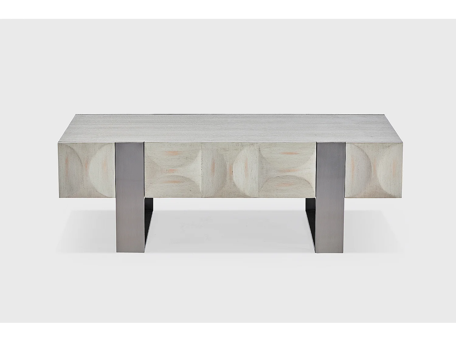 Lowboard - Grijs Hout - 60 x 120 cm - MARGO