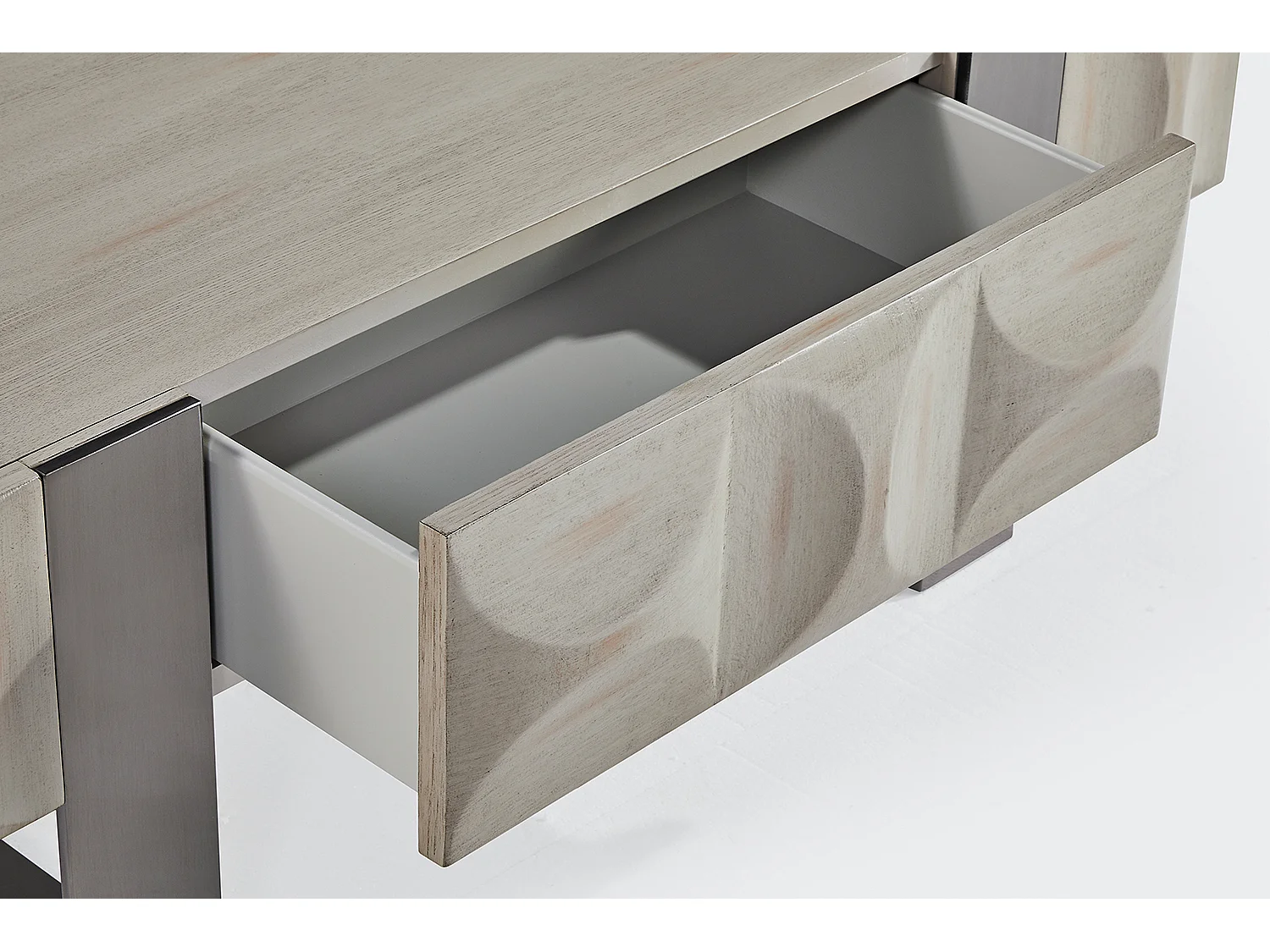 Lowboard - Grijs Hout - 60 x 120 cm - MARGO