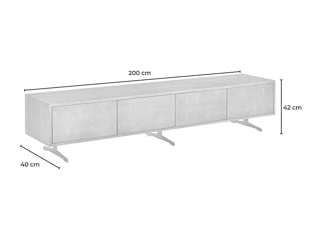 Credenza - Grigio Legno - GALA