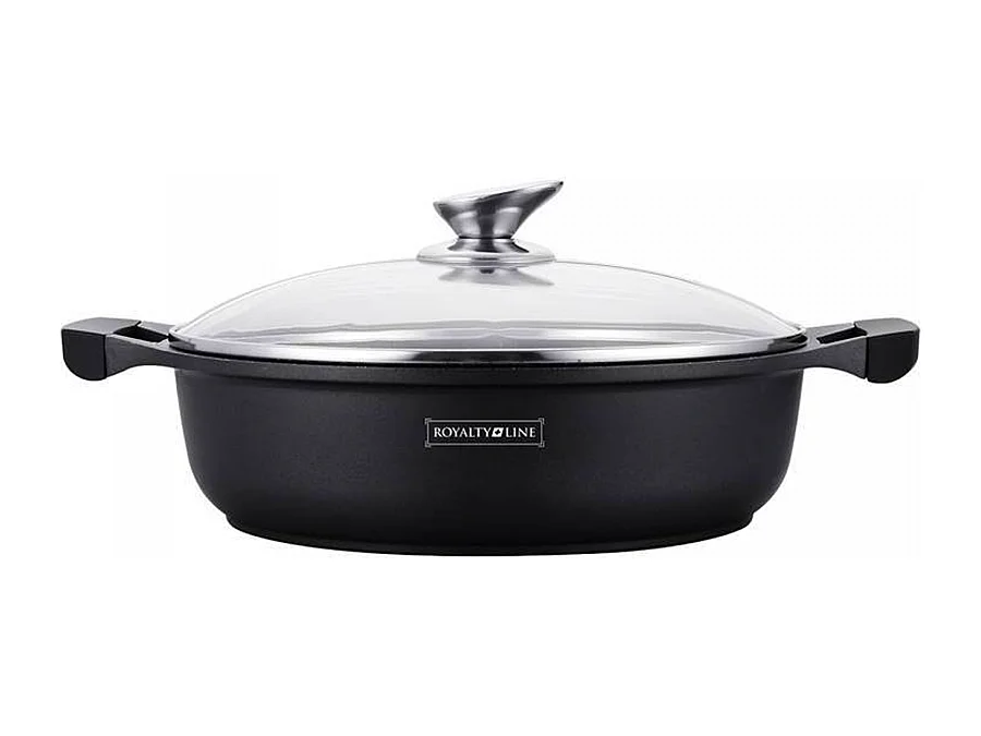 Royalty Line RL-BR32M : Marmite À Soupe Peu Profonde En Marbre 32cm