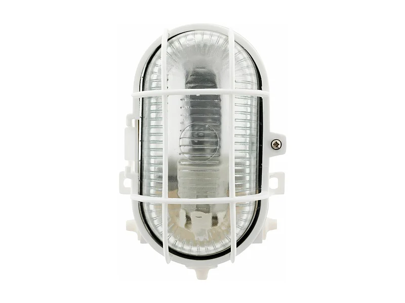 Hublot oval 60W IP44 E27 Classe II Branco - Zenitech