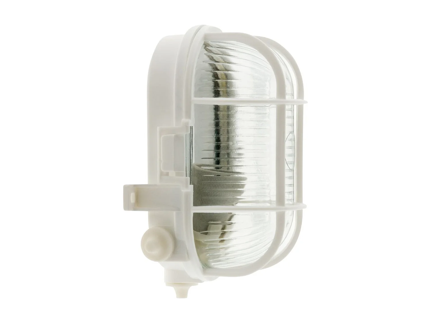 Hublot ovale 60W IP44 E27 Classe II - Blanc - Zenitech