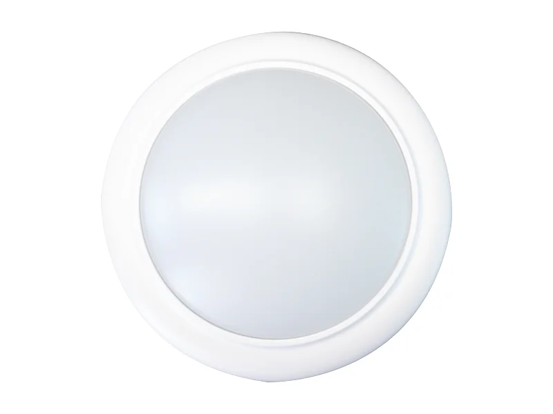 Hublot extérieur rond IP54 (1050lm 6500K) - Blanc - Voltman