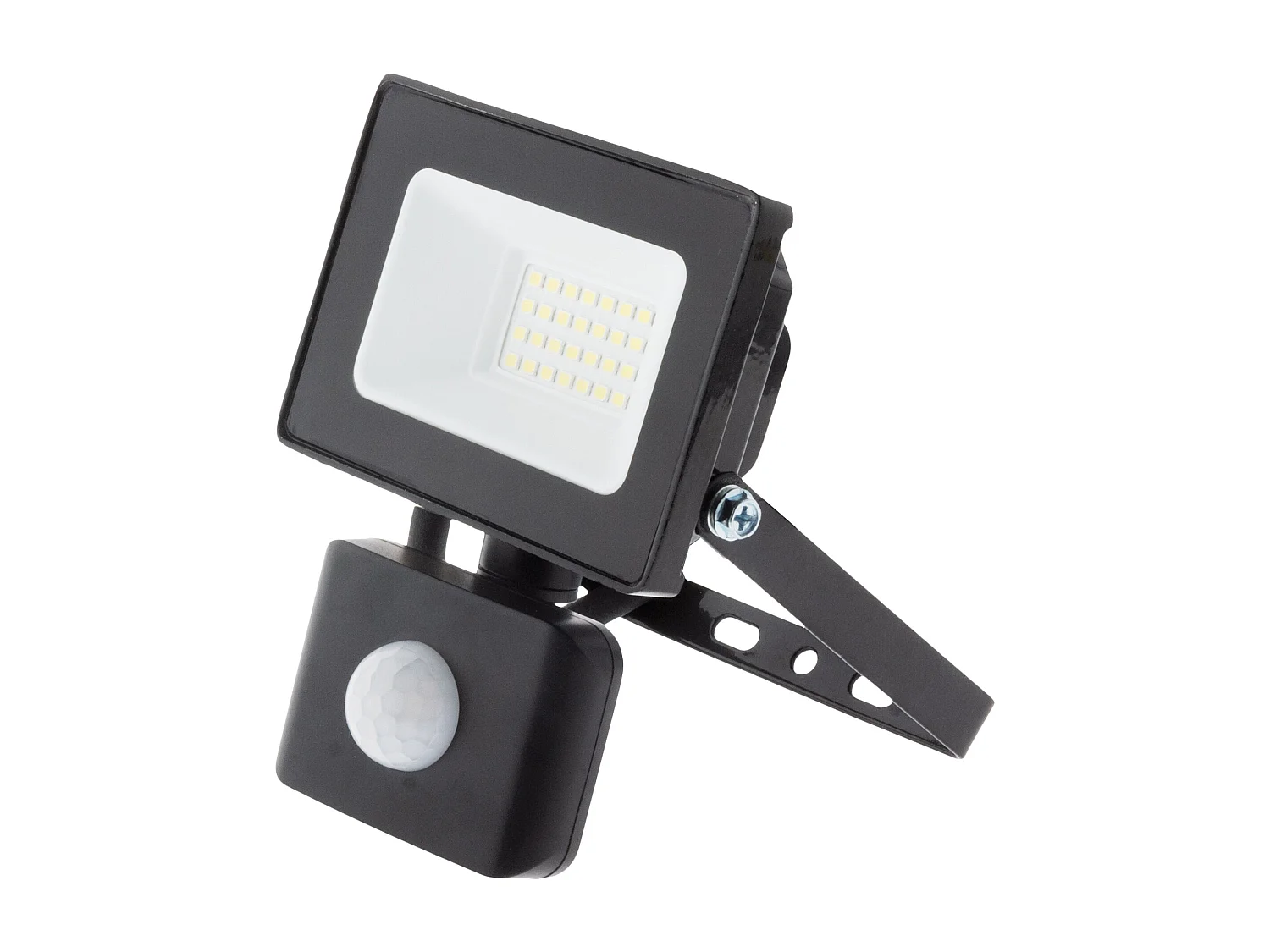 Projecteur LED de chantier - Technologie Sensor - 20W 2000lm IP44 6500K - Noir - Zenitech