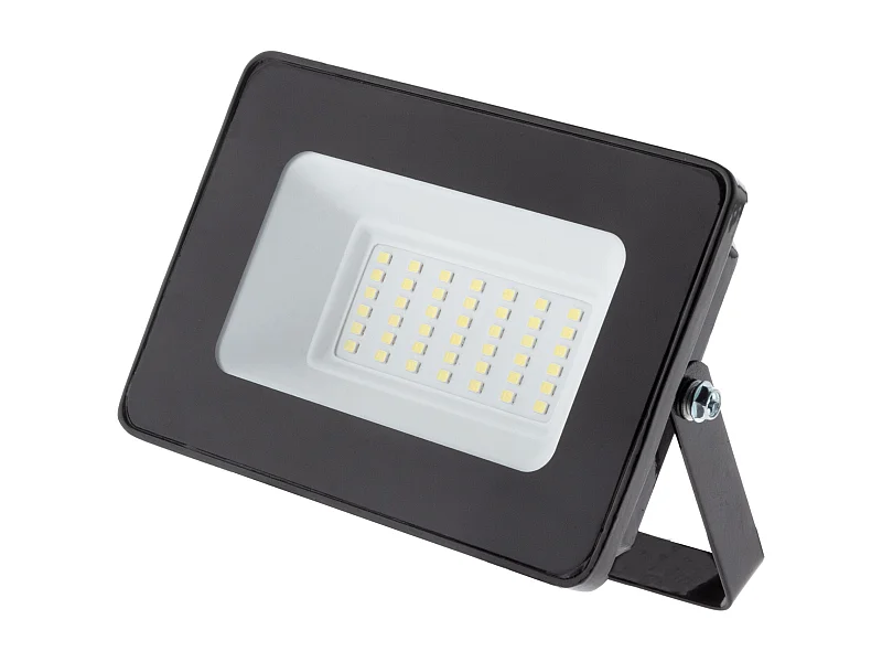 Projecteur LED de chantier étanche - 30W 3000lm IP65 6500K - Noir - Zenitech