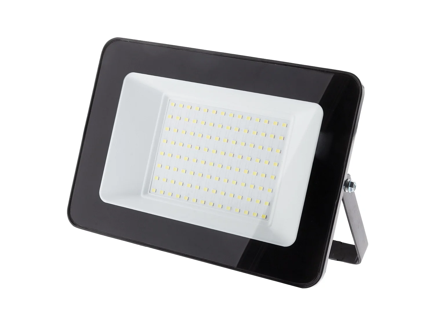 Projecteur LED de chantier étanche à poser - 100W 1000lm IP65 6500K - Noir - Zenitech
