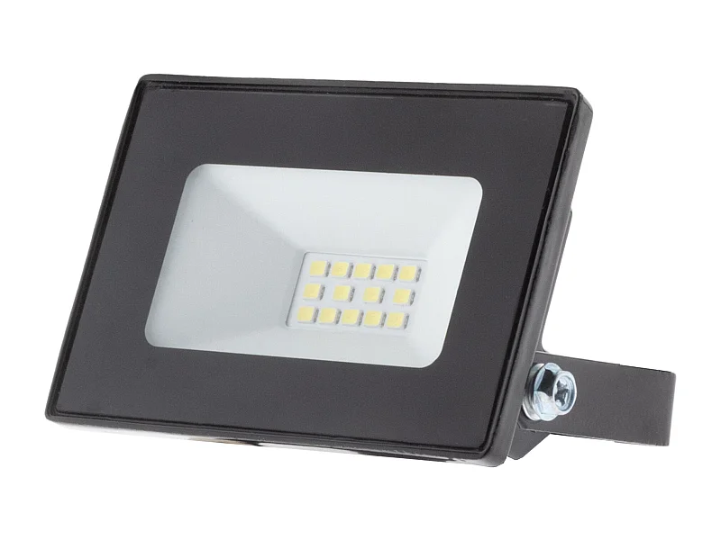 Projecteur LED de chantier étanche - 10W 900lm IP65 6500K - Noir - Zenitech