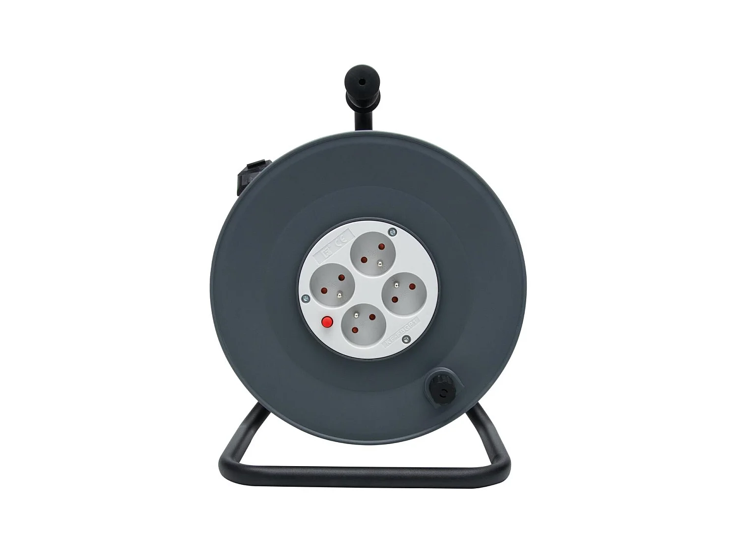 Avvolgicavo Fai da Te 4 Prese 40m H05VV-F 3G1,5mm² + Interruttore Differenziale - Zenitech