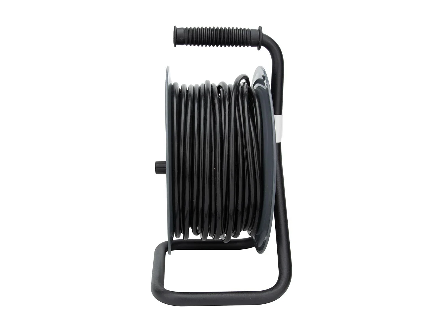 Enrouleur H05VV-F 4 prises 3G1,5mm² 40m + coupe-circuit - gris - Zenitech