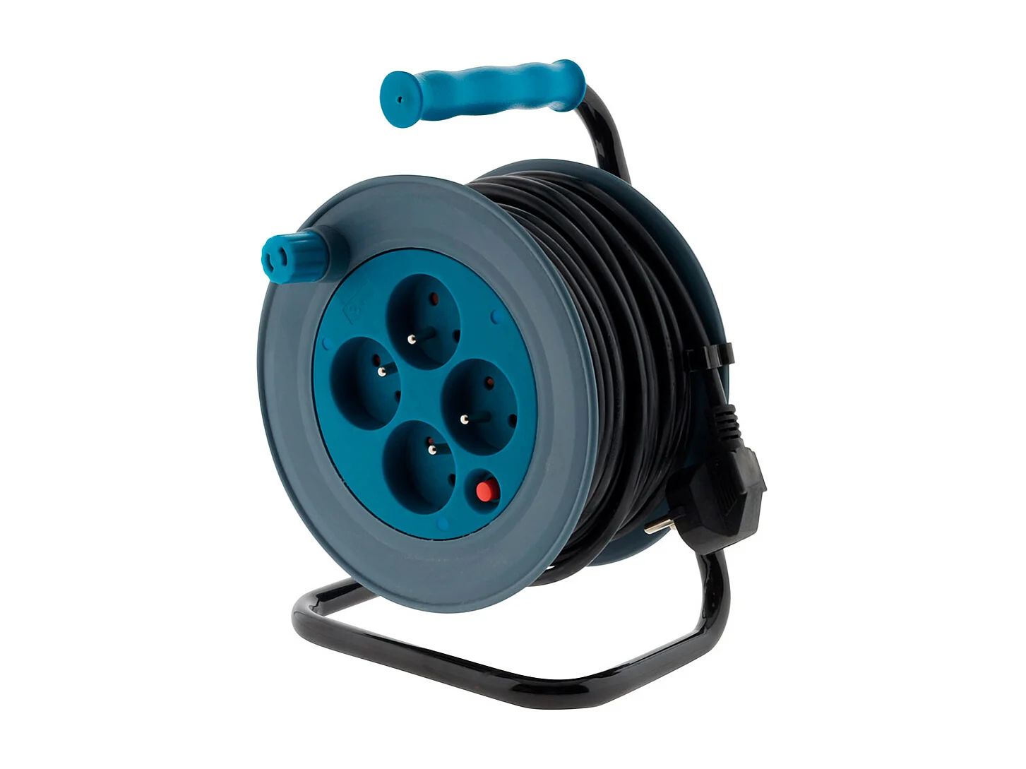 Enrouleur ménager 15m 3G1mm² - Bleu - Zenitech