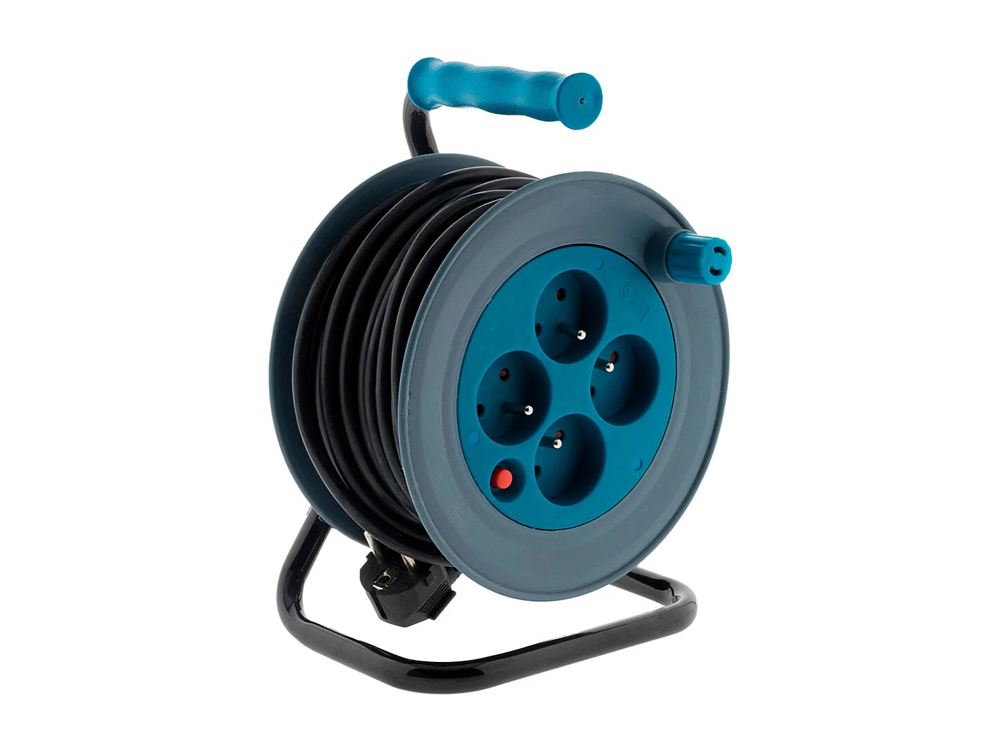 Enrouleur ménager 15m 3G1mm² - Bleu - Zenitech