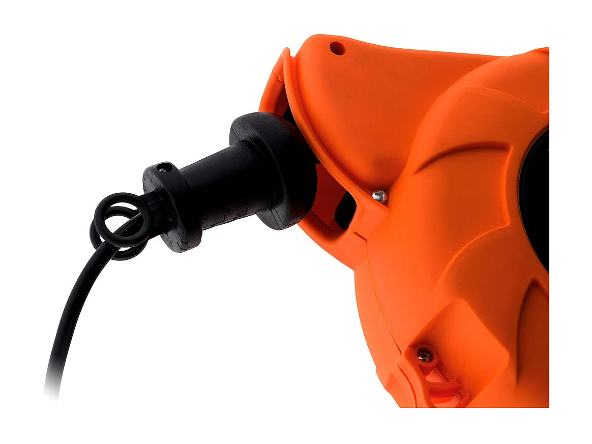 Enrouleur mural câble H05VV-F 3G1mm² 11m + 2m - orange - Zenitech