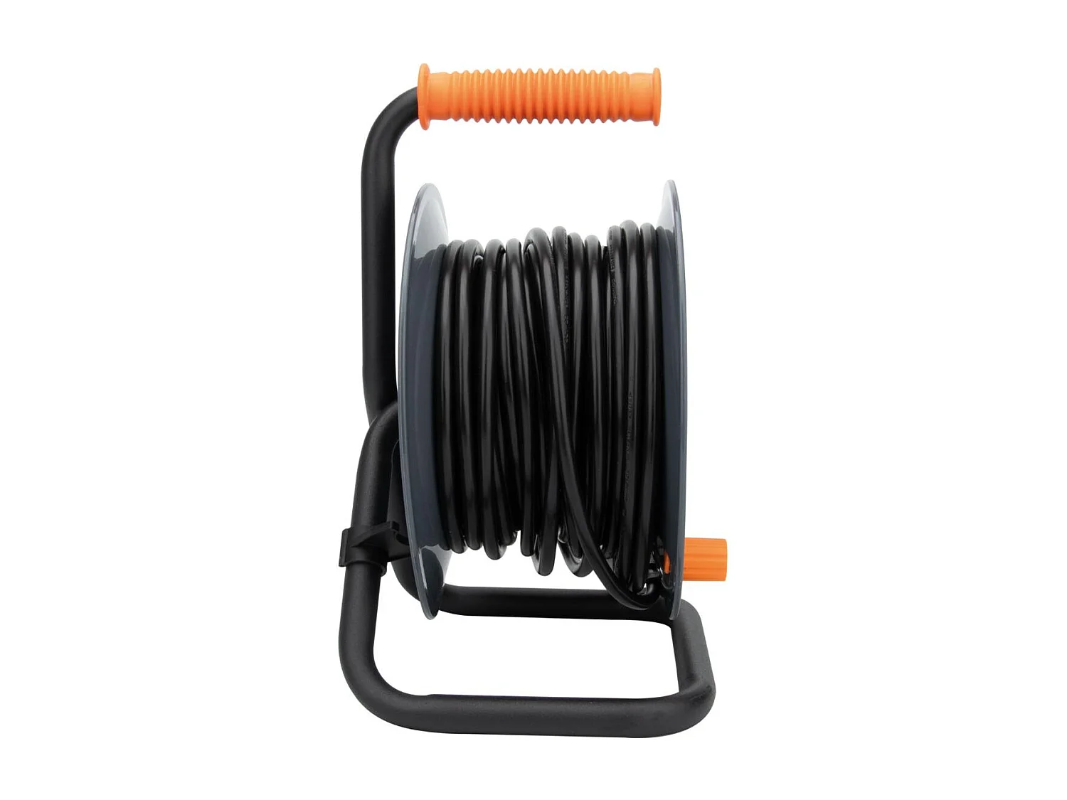 Kabeltrommel 4 Steckdosen 25m H05VV-F 3G1mm² + Sicherung Schwarz Zenitech