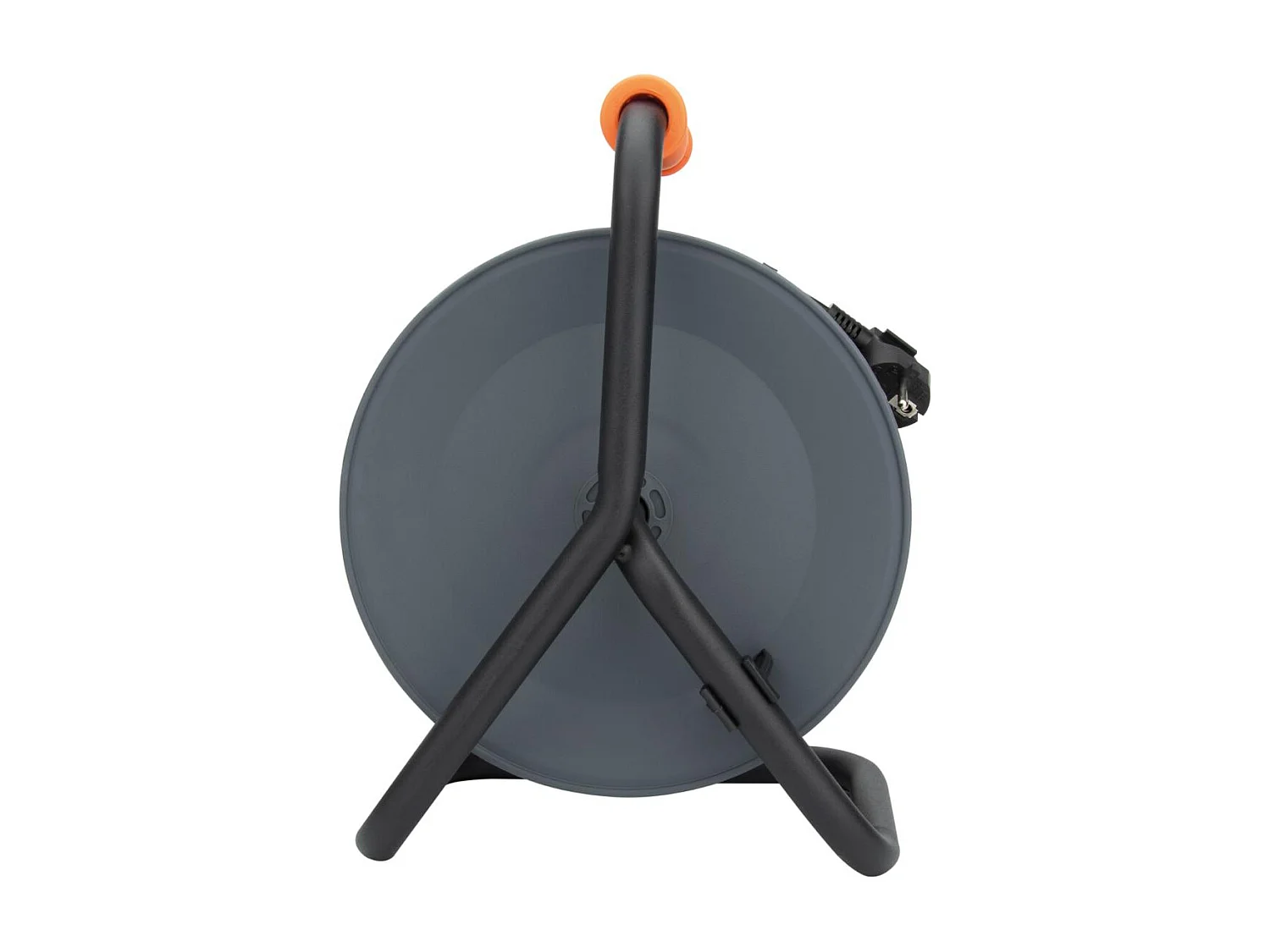 Kabeltrommel 4 Steckdosen 25m H05VV-F 3G1mm² + Sicherung Schwarz Zenitech