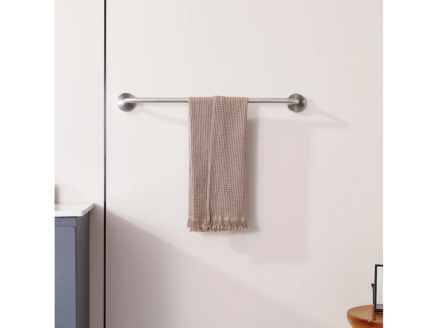 Handdoekhouder Badkamer Auto-aDhesif,Auralum MAX Handdoekhouder Boren Handdoekhouder Muur,Handdoekhouder,Handdoekrailhouder Geborsteld