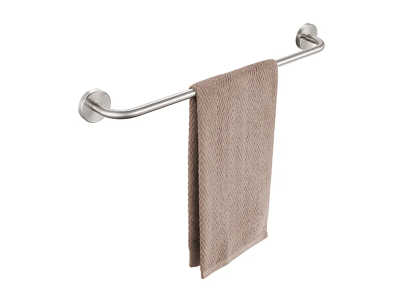 Auralum MAX 60cm Porte-Serviettes Salle Bain Porte Serviette Murale Auto-adhésif ou Perçage Barre Porte Serviette Imperméable en Inox 304