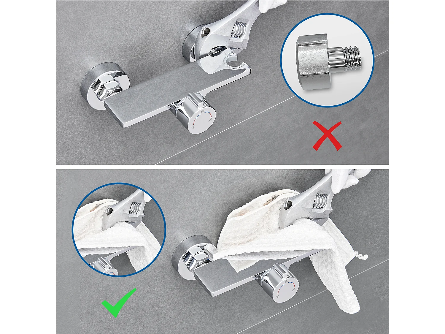 Auralum MAX rubinetto per vasca a cascata, miscelatore per vasca a parete con doccetta a 5 modalità, miscelatore per bagno in ottone, cromato